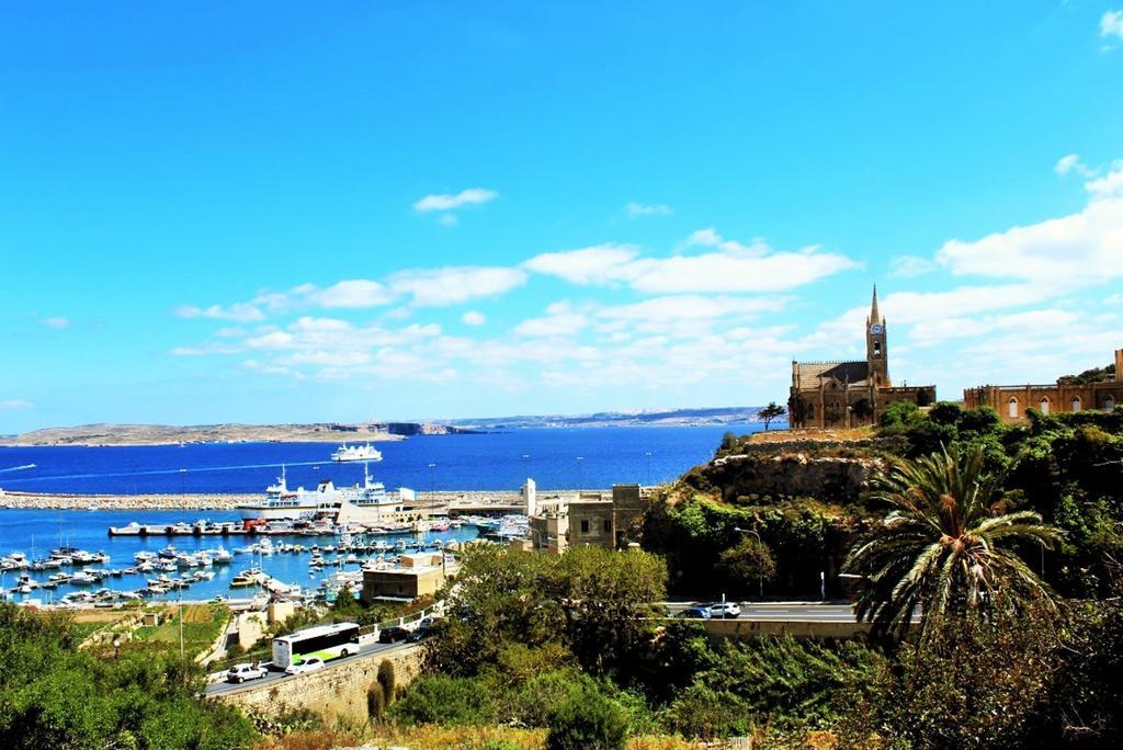 Għajnsielem Seaview Luxury Penthouse With Shared Swimming Pool 아파트 외부 사진