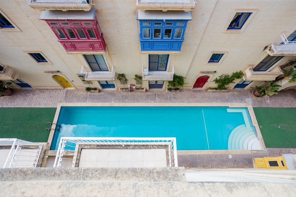 Għajnsielem Seaview Luxury Penthouse With Shared Swimming Pool 아파트 외부 사진