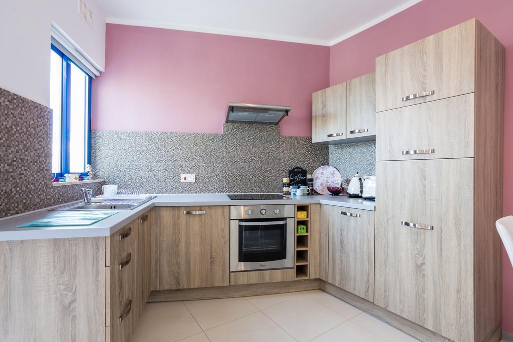 Għajnsielem Seaview Luxury Penthouse With Shared Swimming Pool 아파트 외부 사진